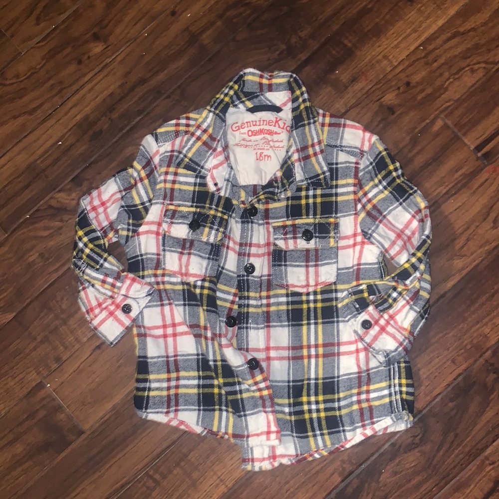 Oshkosh flannel ⭐️